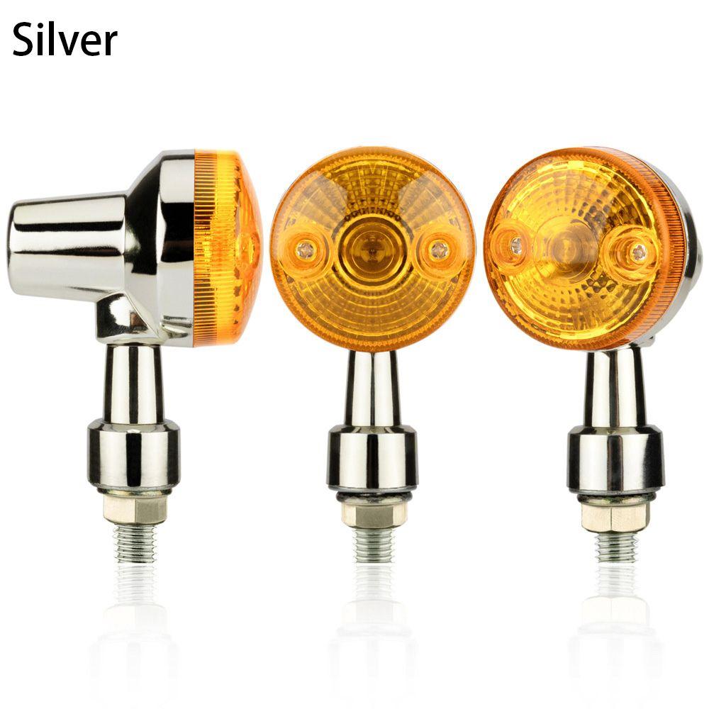 

Аксессуары Сигнальные огни Поворотник Указатель поворота Лампа мотоцикла Индикатор мотоцикла серебряный