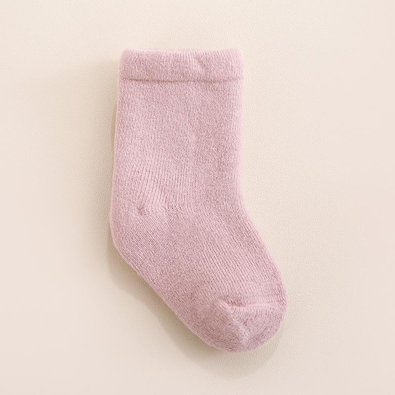 Thick Newborn Socks for Baby Girl Boy Terry Cotton Infant Toddler Socks for Girls Boys Keep Warm in Home 0-3Years Winter