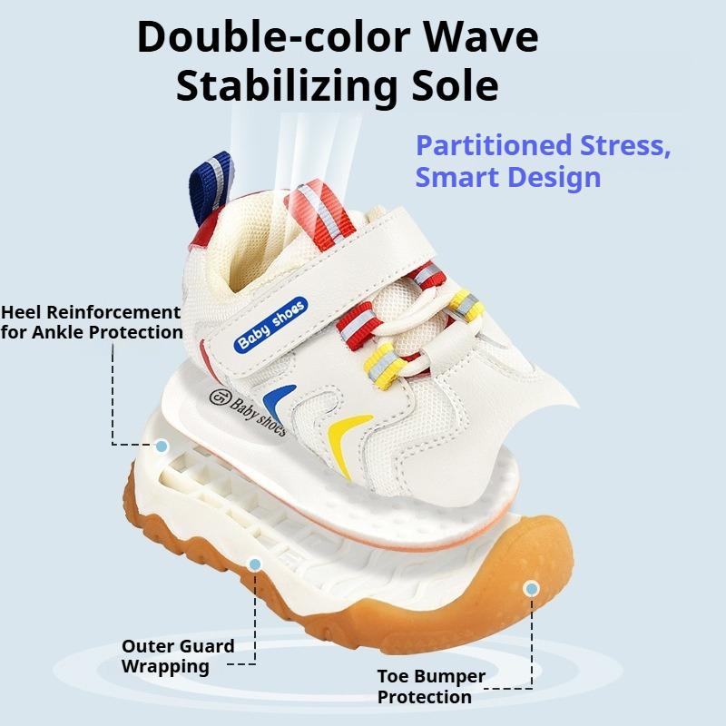 New Spring Autumn Unisex Kids Functional Walking Sneakers Toddler First Step Shoes for Baby Boys Girls