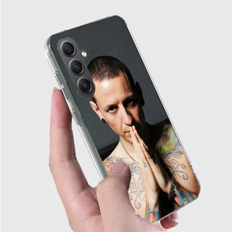 Singer C-Chester Bennington Phone Case for Samsung A16 A26 A36 A56 A17 A37 A57 A07 A06 A02S A03 A04S A05S Galaxy Note 20 10 A50S Samsung A03