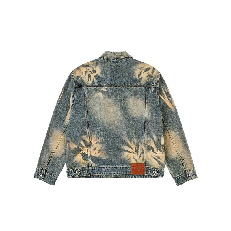 Evisu Giacca di jeans con motivo gabbiano Primavera 2026 Giacca da uomo 2ESHTM6DJ1003RXDN