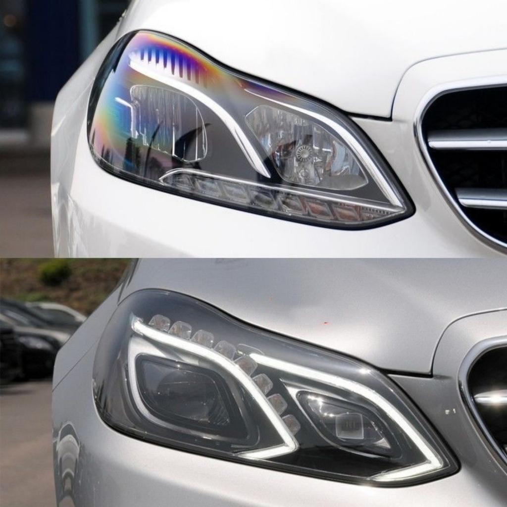 For Mercedes-Benz E-Class W212 E200 E260 E280 E300 E350 2014-2015 1Pair Headlamp Headlight Lens Cover Transparent Lampshade