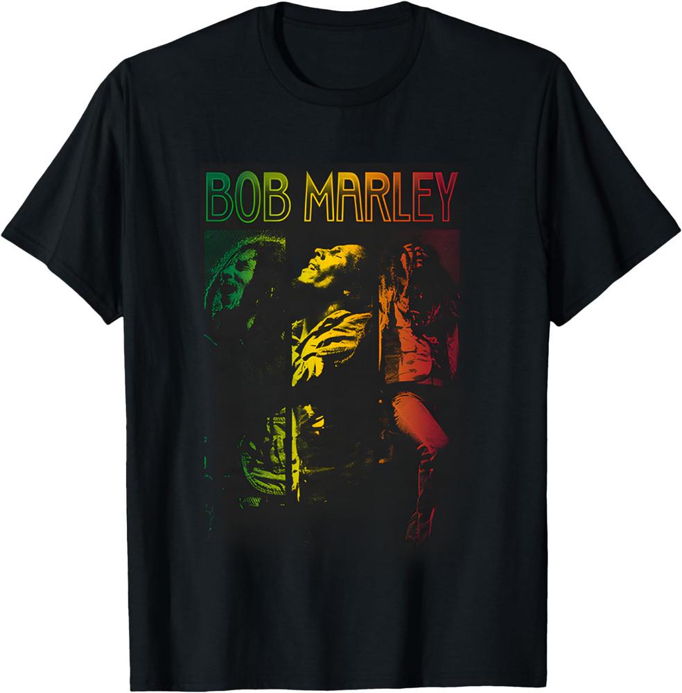 Bob Marley x Island Records Rasta T-Shirt Island Records Shirt Gift For Fans Unisex T-Shirt L