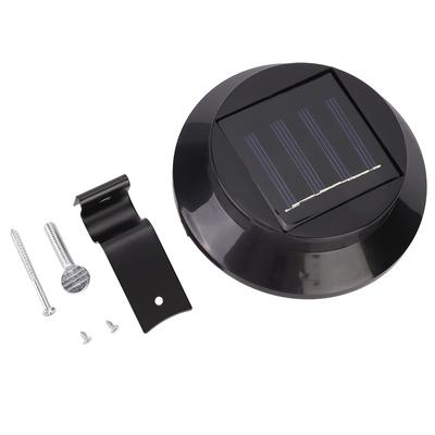 Outside Solar Landscape Fence Yard 3LED Lamp Waterproof Garden Lawn Night Light
