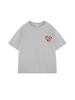Tricou de cuplu supradimensionat simplu cu imprimeu de litere mărimi mari - Tendință Vară 2025