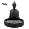 Schreibtisch Räuchergefäß Meditation Buddha Räucherstäbchenhalter, 3D-gedruckt mit Wellenhalter Aschenbecher, Ornament für Yogaraum Home Office Ständer