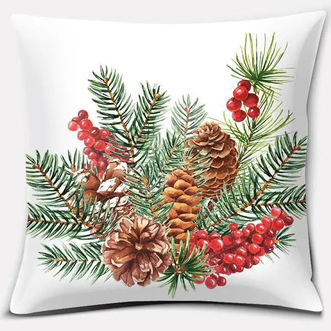 Christmas Decoration Series Pillow Gift Home Office Bedroom Sofa Car Cushion Cover