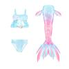 Meerjungfrauen-Badeanzug Mädchen Meerjungfrauenflosse Badebekleidung Kinder Badeanzug Set