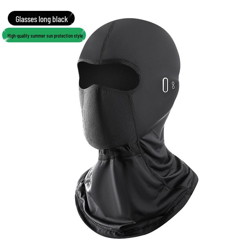 Eis Seide Sonnenschutz Stirnband: Schweißabsorbierende, schnell trocknende, atmungsaktive Gesichtsmaske & Motorradhelm-Innenfutter