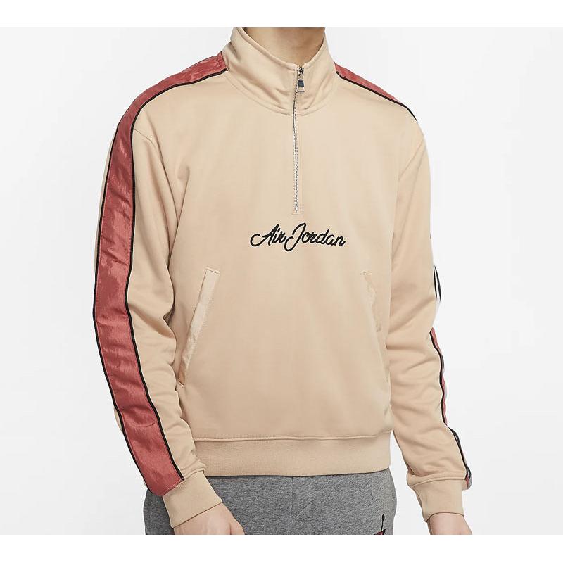 Jordan Sweatshirts Men's Pink Stand Collar Moderate Regular CJ0269-213