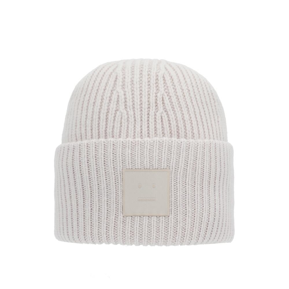 

Acne Studios Beanie Face Logo Patch C40425 Light Grey Aab C40425 LIGHT GREY