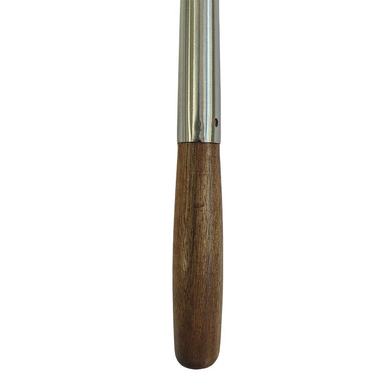 Thickened Stainless Steel Stir-fry Spatula with Extended Wooden Handle