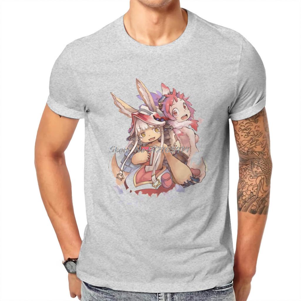 Made In Abyss Japanese Anime Riko Reg Lyza Nanachi Mitty T Shirt Vintage Punk High Quality Tshirt Big Size Oneck Short Sleeve