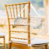 Acrylic Wall Sticker MKL004: Wedding Chair Yellow Grass Hanging Decoration.