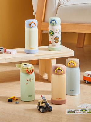 THERMOS [Thermos] One-Touch Tumbler My Design Bottle 3 JNR-352K (350ml) Basic Sticker Included