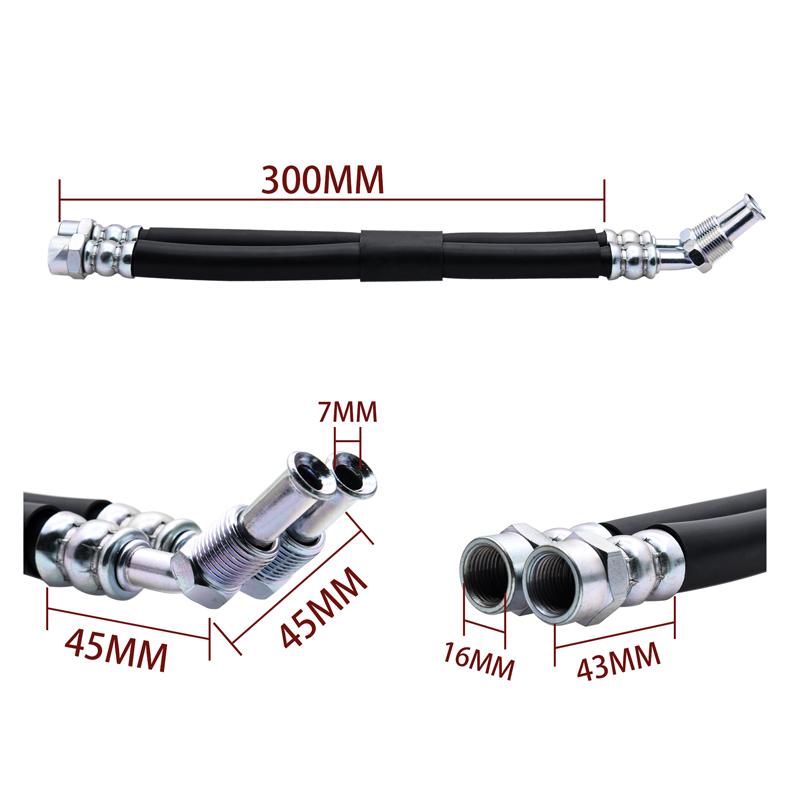 Tubo di alimentazione e ritorno raffreddatore olio motore per Mitsubishi PAJERO MONTERO SPORT 1996-2011 L200 1996-2007 MR127900 2500 DIESEL 4D56