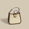 Women's Trendy Fashion Cowhide Crossbody Underarm Bag: French Niche Design Shoulder Bag