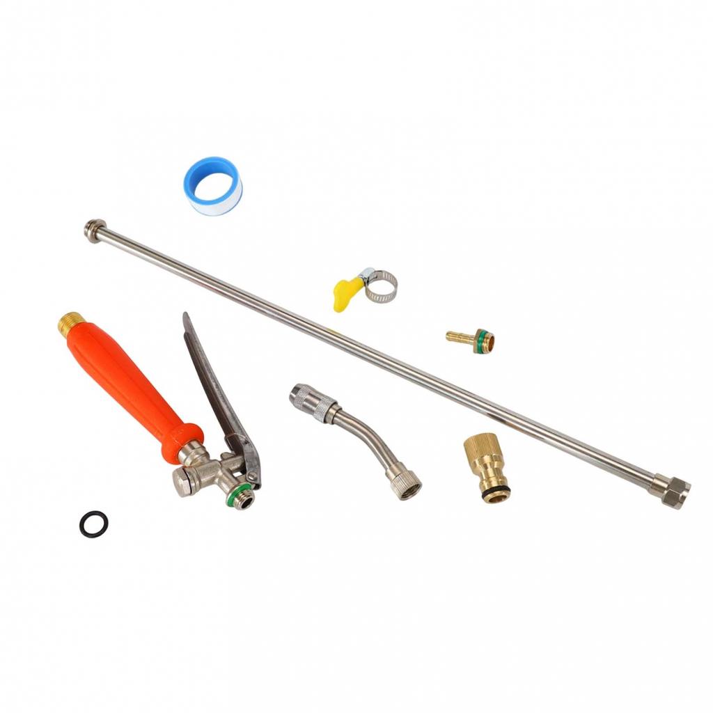 Adjustable 44 Inch Spray Wand with Steel Buckle Handle for Continuous Work