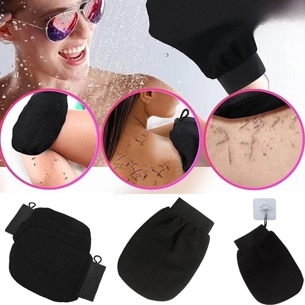 Massager Towel Thick Exfoliating Bath Gloves Double Sided Frosted Skin Exfolia Body Scrub Gloves Washcloth for Bathroom