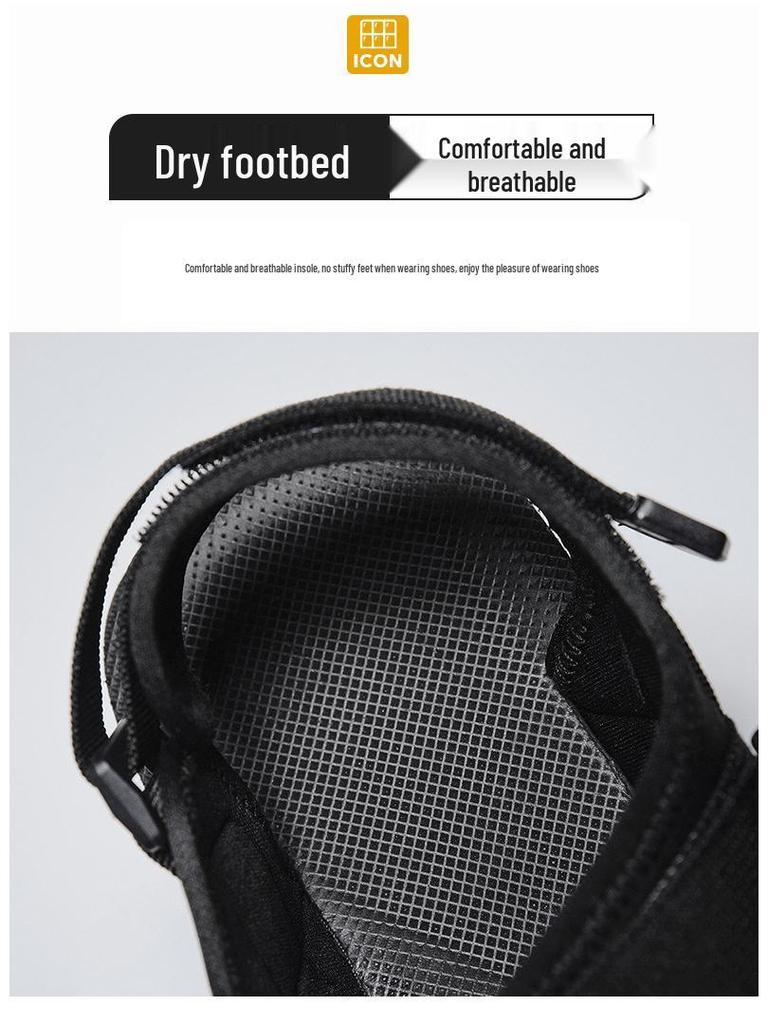 2023 Pánské lehké prodyšné plážové sandály s otevřenou špičkou – Trendy, všestranné, ležérní, letní boty plus size