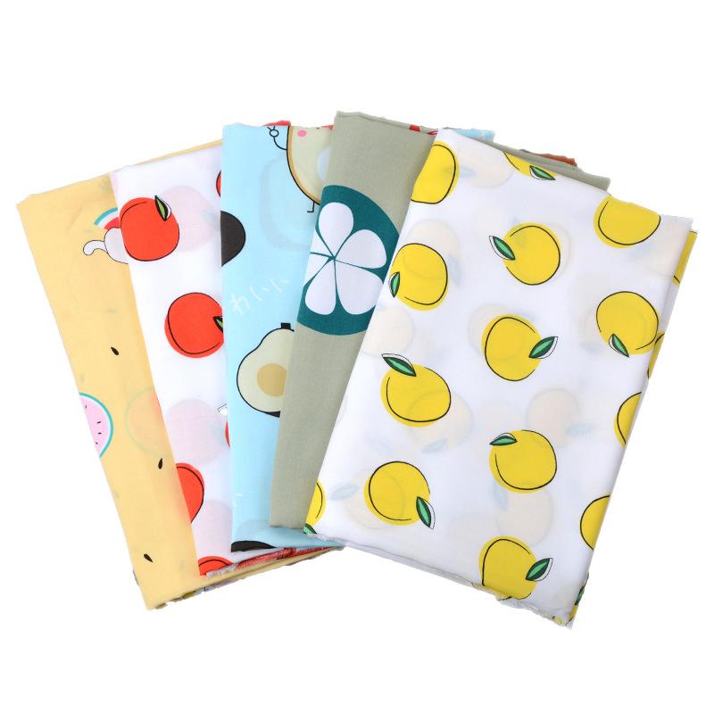 Rayon Fabric Imprint Summer Fashion Dress Pajamas Homewear Fabrics Wholesale Cloth for Diy Sewing Per Meter Material