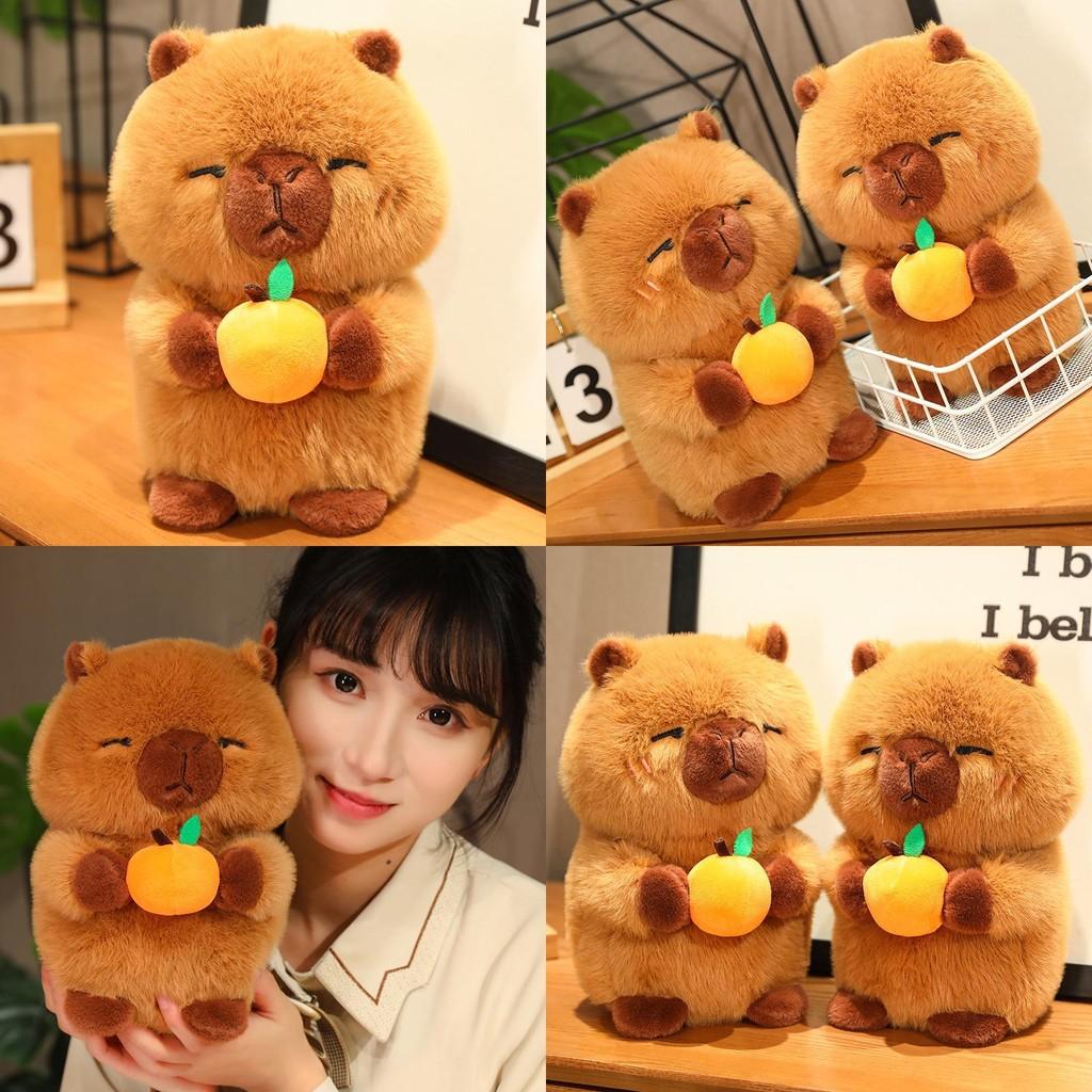 Design Cartoon Capybara Plush Doll Toy For Kids Room Decor And Birthday Gifts