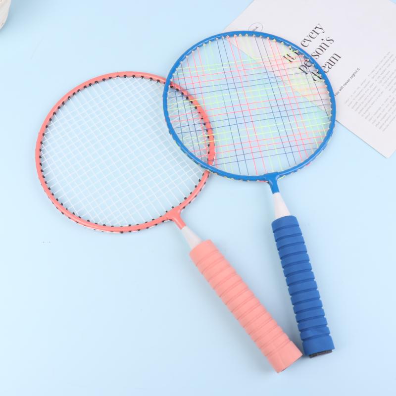 Lehké badmintonové rakety pro děti Rodinná hra Hračka Sada dvou raket Dodává se s přepravním batohem Dětské sportovní vybavení