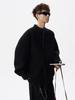 Men's Grid Patchwork Knit Cardigan - Autumn Casual Loose-Fit Sweater, Trendy and Versatile Jacket.