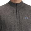 Under Armour Seamless Stride Half High Neck Solid Color Comfortable Casual Moisture Wicking Long Sleeve T-Shirt Men Tops Dawn-Gray Pink 1378168-009