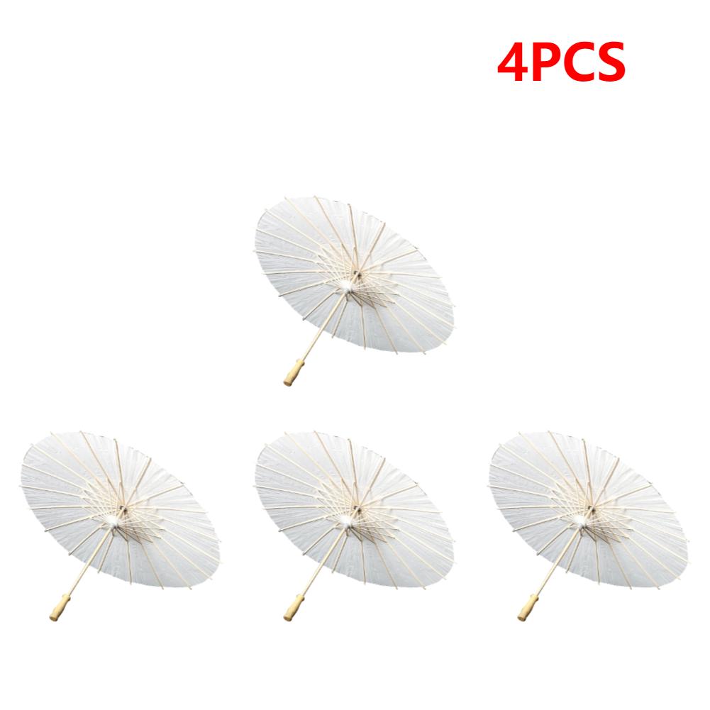 2-8PCS Oiled Paper Umbrella 60cm Paper Parasol Photography Props Decorative Chinese Parasol for Wedding Party Decor