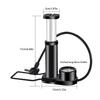 1PC Bike Pump Mini Portable Bicycle Foot Pump with Pressure Gauge Accessories Fits Valve Bicycle Air Pump.