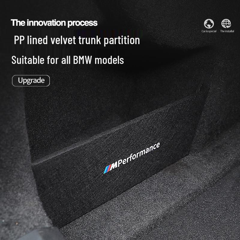 Suede Trunk Partition Storage Box for 2016-2024 BMW 7 Series