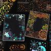 3-Piece Gold & Silver Foil PET Long Strip Stickers, Exquisite Floral Patterns with Metallic Luster, Waterproof