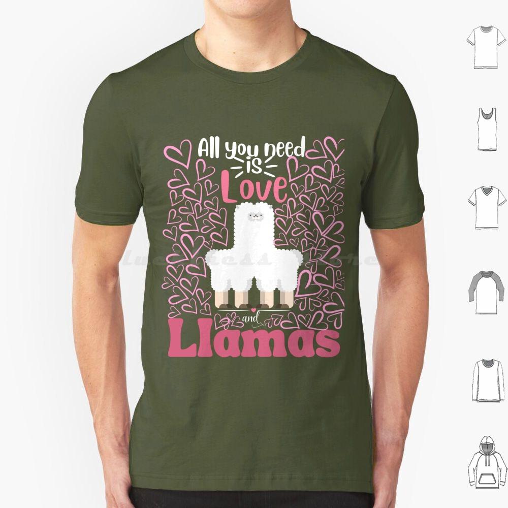 Llama Valentine Puns T Shirt Big Size 100% Cotton Cute Llama Valentine Puns Llama Valentine Puns Love Cool Llama Valentine Puns