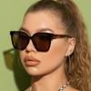 4pcs New Luxury Sunglasses Women High Quality Oversize Sports  Sunglasses Women Classic Square Shades Glasses Women Men UV400