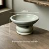 Retro Ceramic Tableware: Earthen Pot with Alcohol Stove for Warming Dishes