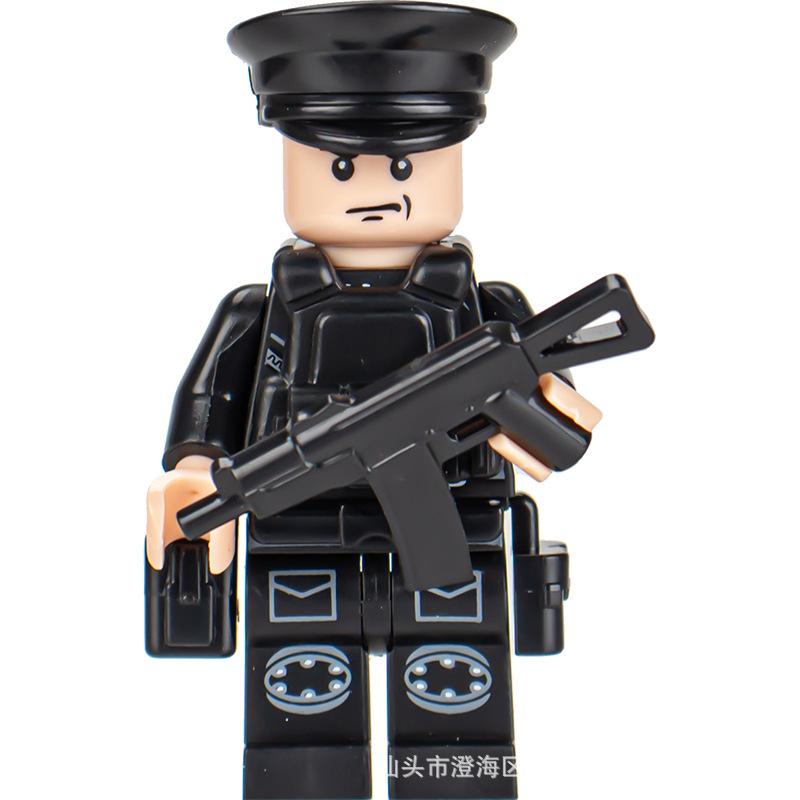 Ninja Warrior Superhero Doll With Weapon Single Building Block Assembly Toy