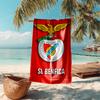proof beach towel with Sport Lisboa e Benfica pattern - soft,absorbent,quick-drying,machine washable - perfect for swimming,camping,bathing