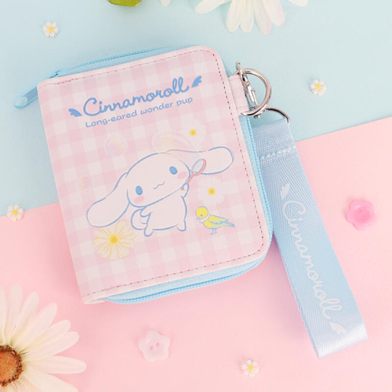 Cinnamoroll Daisy Strap Wallet (Pink)