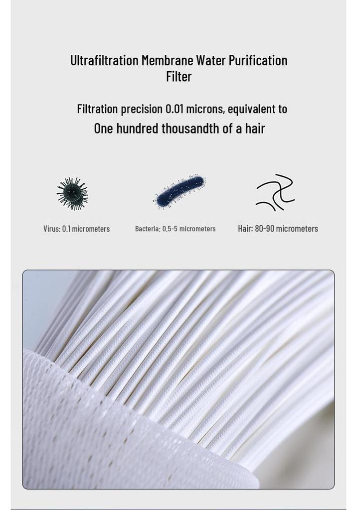 Stainless Steel High-Flow Ultrafiltration Whole House Water Purifier for Rural Well and Tap Water.
