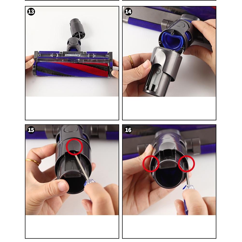 Roller Suction Hose Vacuum Cleaner For Dyson V8 V10 V12 Slim Replacement