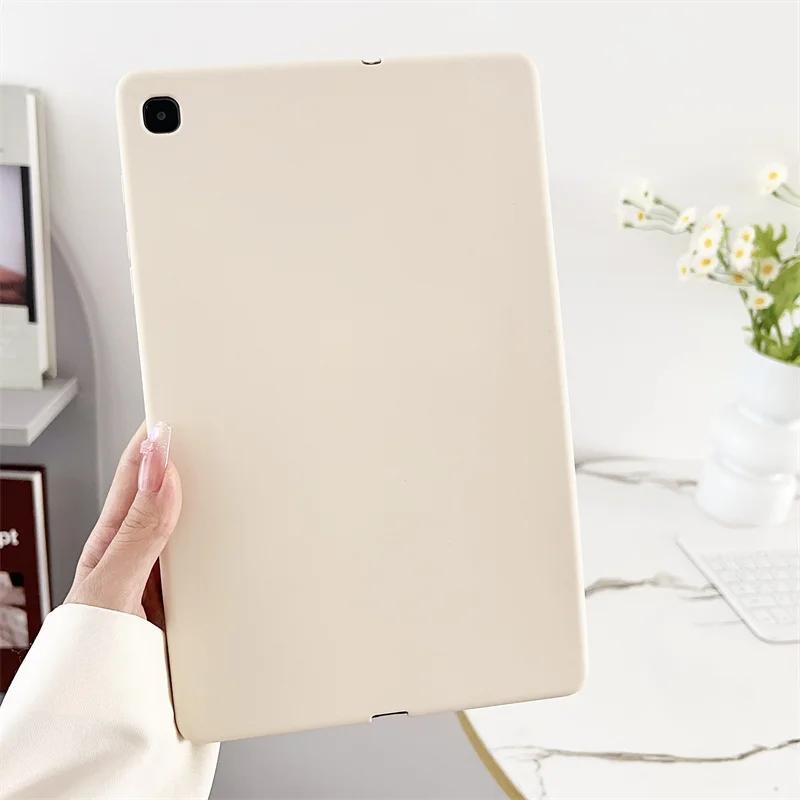 Skin Friendly Soft Tab Case for Samsung Tab A8 10.5 A7 S6 Lite 10.4 S7 S8 S9 11 X200 T220 T290 Cover for S7 FE S8 Plus 12.4 Case