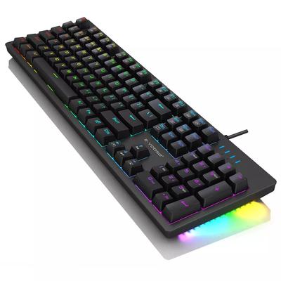 Full Size Keyboard Wired 104 Keys  USB  RGB Side Light  Gaming Keyboards