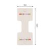 50Pcs Hair Rope White Display Cards For Hair Claw Clip Paper Card Headdress Card Hair Decoration Package Diy Jewelry Cardboard