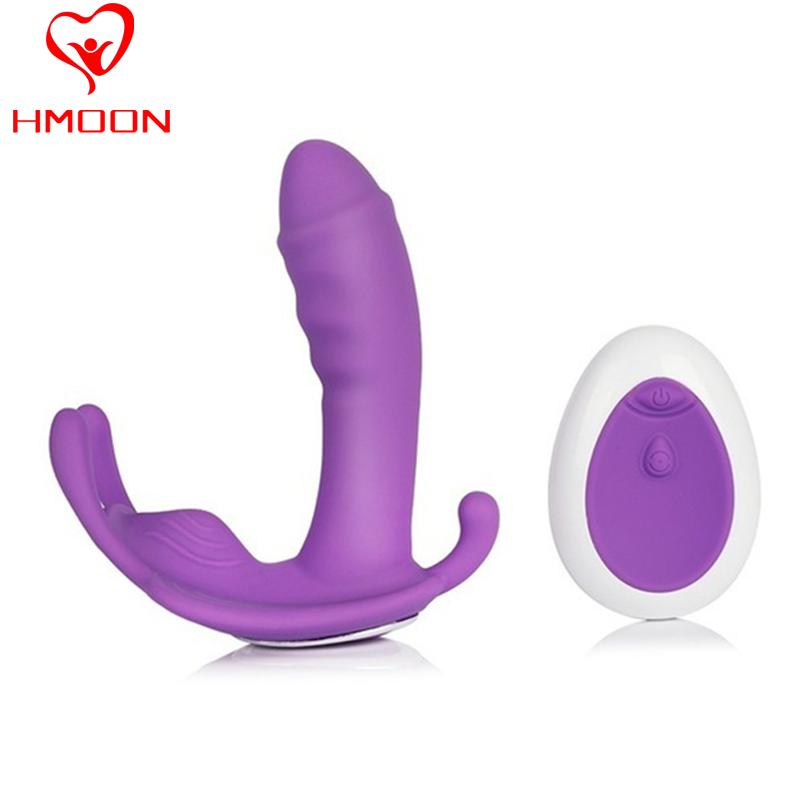 Wearable Dildo Vibrator G Spot Clitoris Stimulator Butterfly Vibrating Panties Erotic Toy Adult Toy For Women Orgasm Masturbator