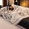 Chenille All-Season Universal Sofa Cover - Anti-Scratch, One-Piece Full Cover Blanket Cushion