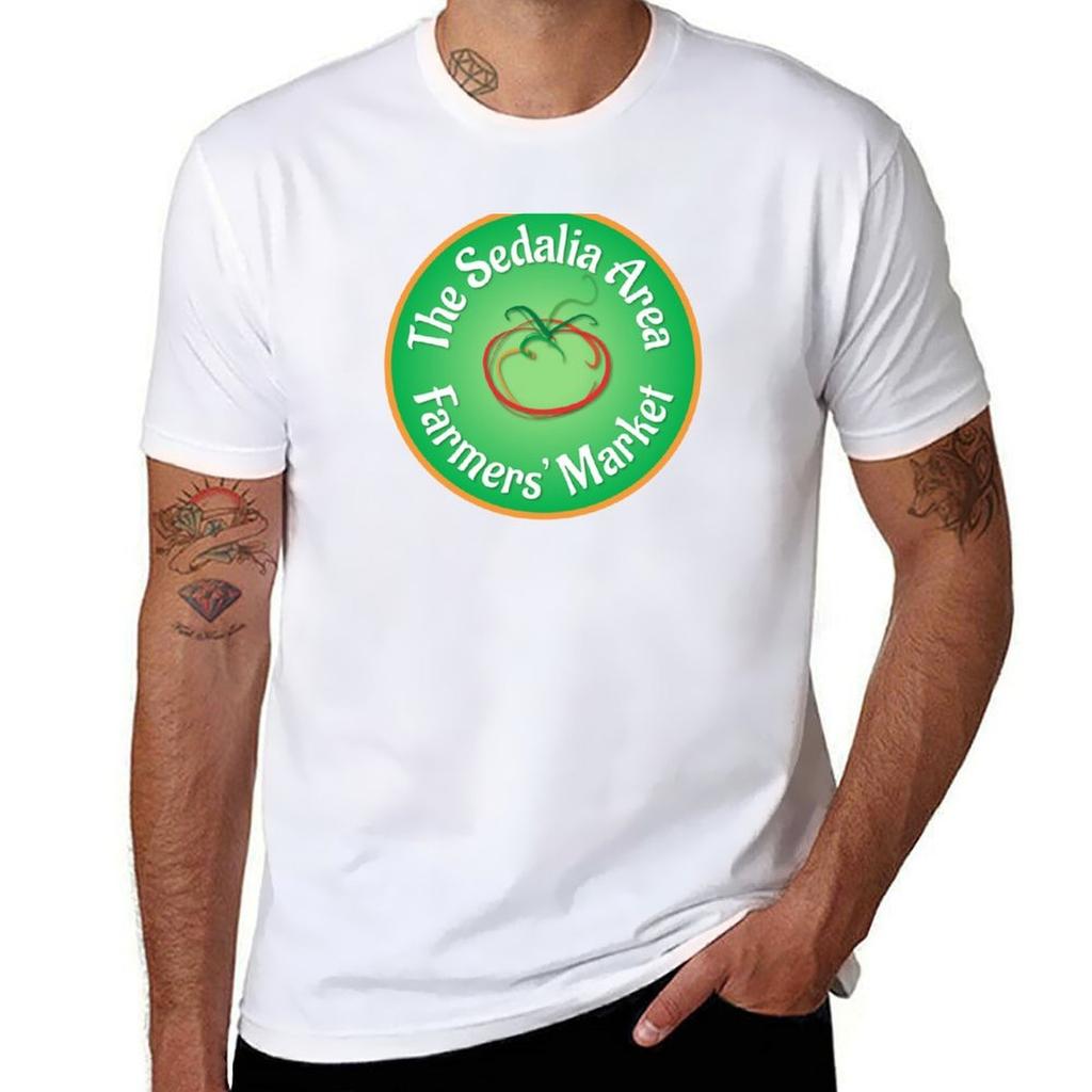 Sedalia Area Farmers Market Round Logo TShirt Summer Festival TShirt