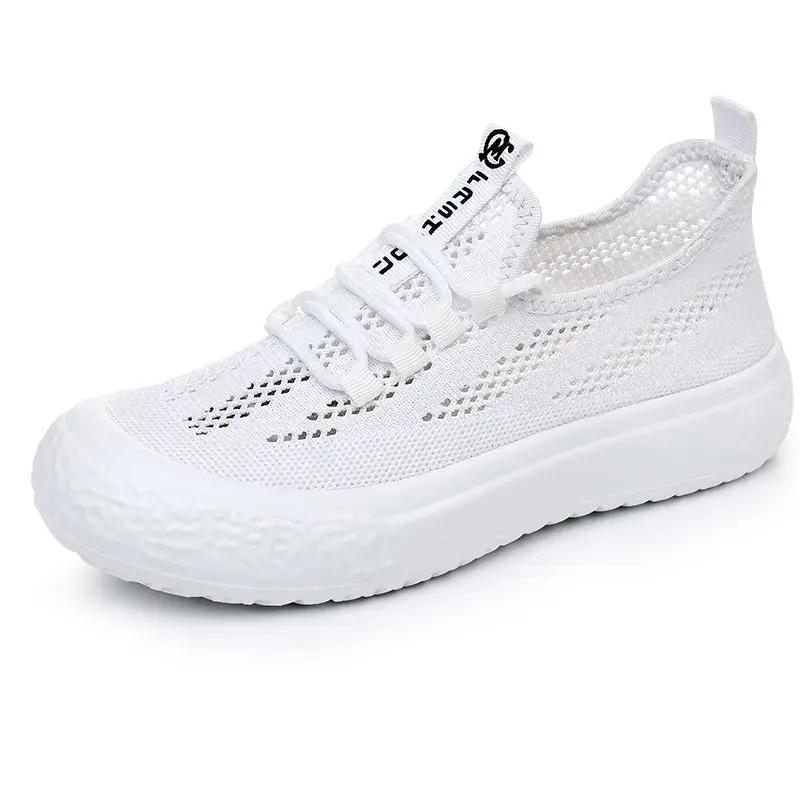 

Fashion Women s Shoes Summer Mesh Breathable Ladies Footwear Comfortable and Elegant 2025 New High Quality Deals Vulcanized Shoe Sale 42