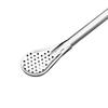 2pcs set Food Grade Stainless Steel Stainless Steel Straw Spoon Filter Straw Spoon  For Milkshake