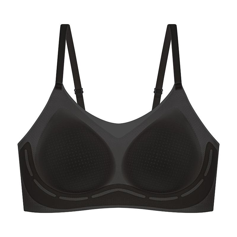Ultra-Thin Seamless Ice Silk Summer Underwear Set: Cooling Bra, Vest & Mask.